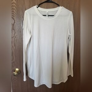 Zara Cream Long Sleeve Top